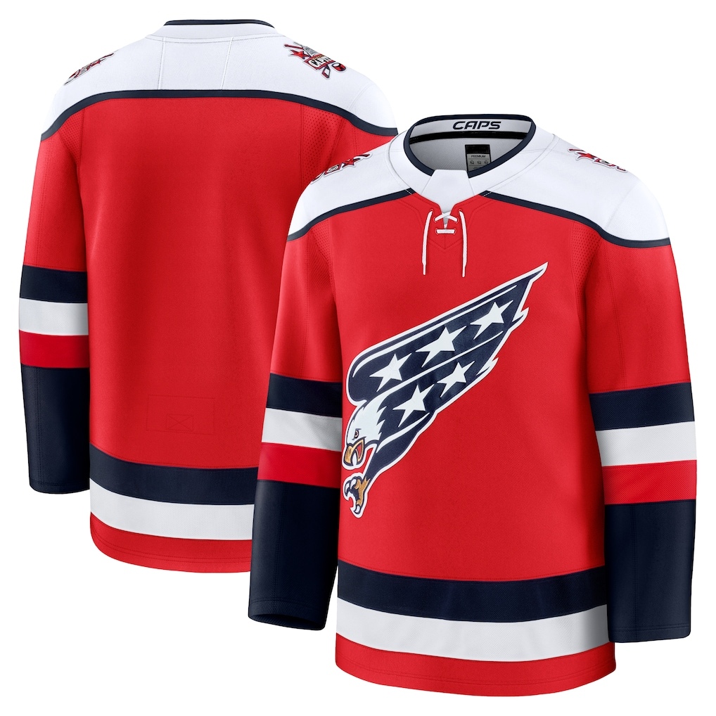 Tocy W.Capitals Red Alternate Premium Jerseys