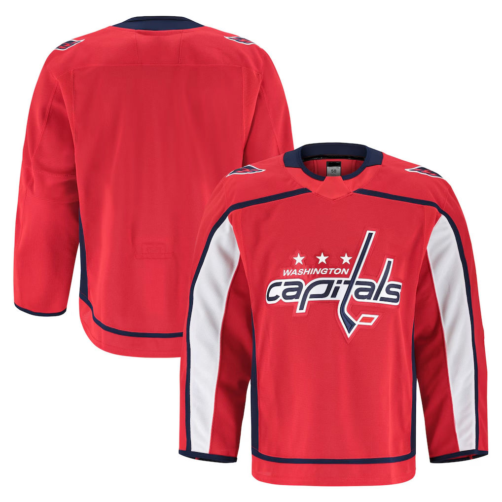 Tocy W.Capitals Red Home Authentic Pro Jerseys