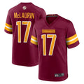 tocy W.Commanders Home Game Jerseys - Burgundy - #17 Terry McLaurin Player Stitched Jerseys