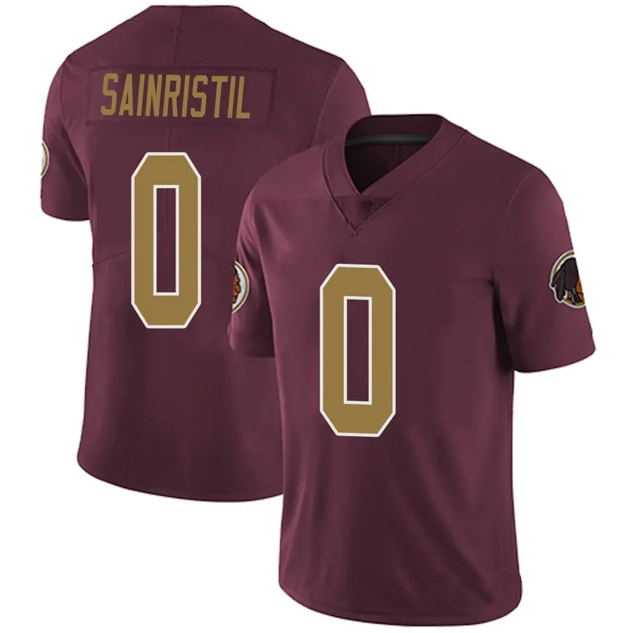 tocy W.Commanders #0 Mike Sainristil Player Burgundy Alternate Vapor Untouchable Limited  Stitched Jerseys