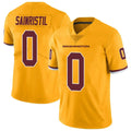 tocy W.Commanders #0 Mike Sainristil Player Gold Vapor Limited Stitched Jerseys