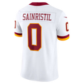 tocy W.Commanders #0 Mike Sainristil White Vapor F.U.S.E. Stitched Limited Stitched Jerseys