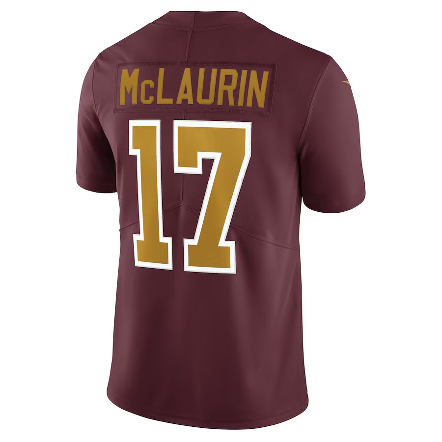 tocy W.Commanders #17 Terry McLaurin Player Burgundy Alternate Vapor Limited Stitched Jerseys