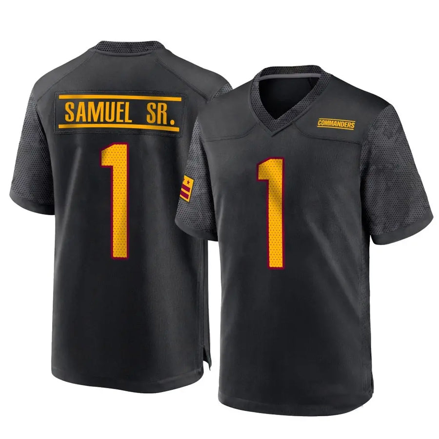 tocy W.Commanders #1 Deebo Samuel Sr Player Black Home Game Football Jerseys
