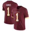 tocy W.Commanders #1 Deebo Samuel Sr Player Burgundy Vapor Limited Stitched Jerseys