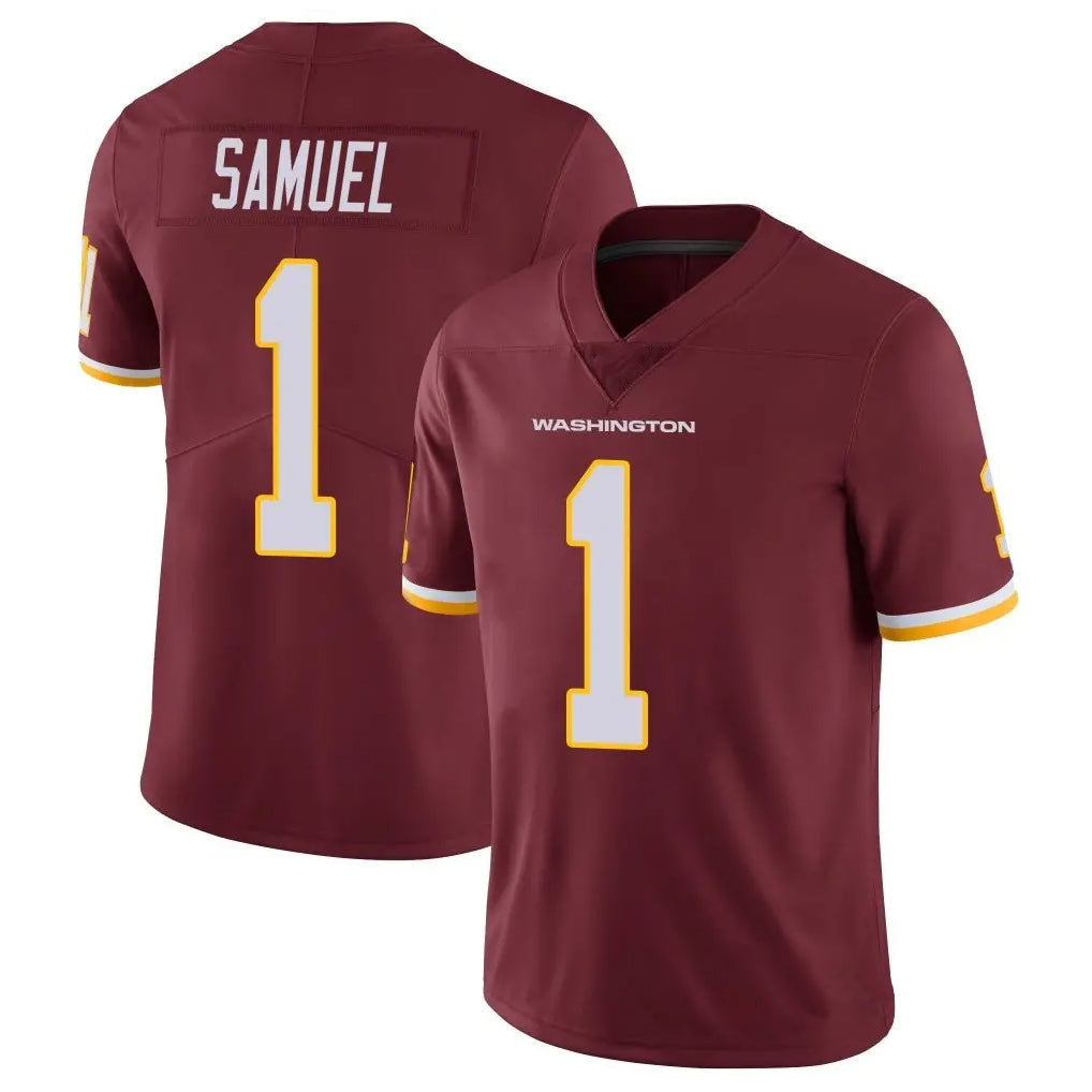 tocy W.Commanders #1 Deebo Samuel Sr Player Burgundy Vapor Limited Stitched Jerseys