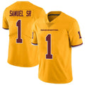 tocy W.Commanders #1 Deebo Samuel Sr Player Gold Vapor Limited Stitched Jerseys
