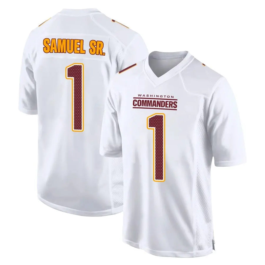 tocy W.Commanders #1 Deebo Samuel Sr Player Tundra White Fashion Game Stitched Jerseys