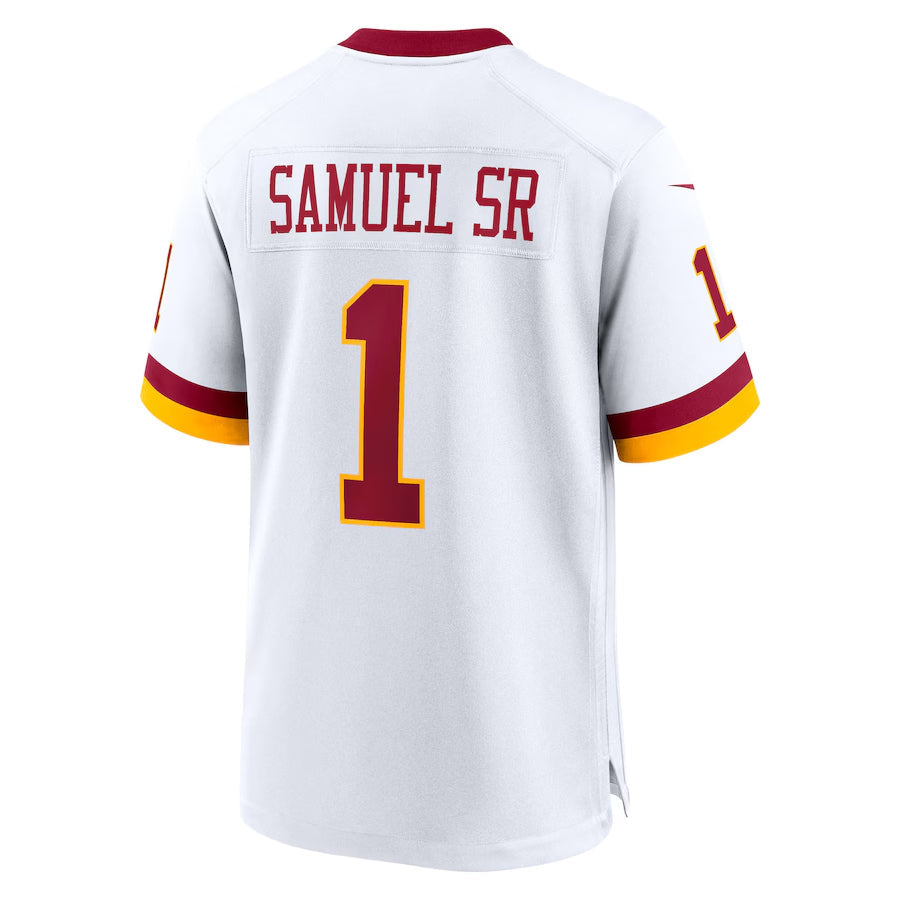 tocy W.Commanders #1 Deebo Samuel Sr Player White Game Stitched Jerseys