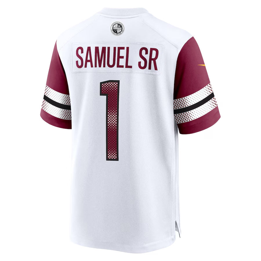 tocy W.Commanders #1 Deebo Samuel Sr Player White Home Game Stitched Jerseys