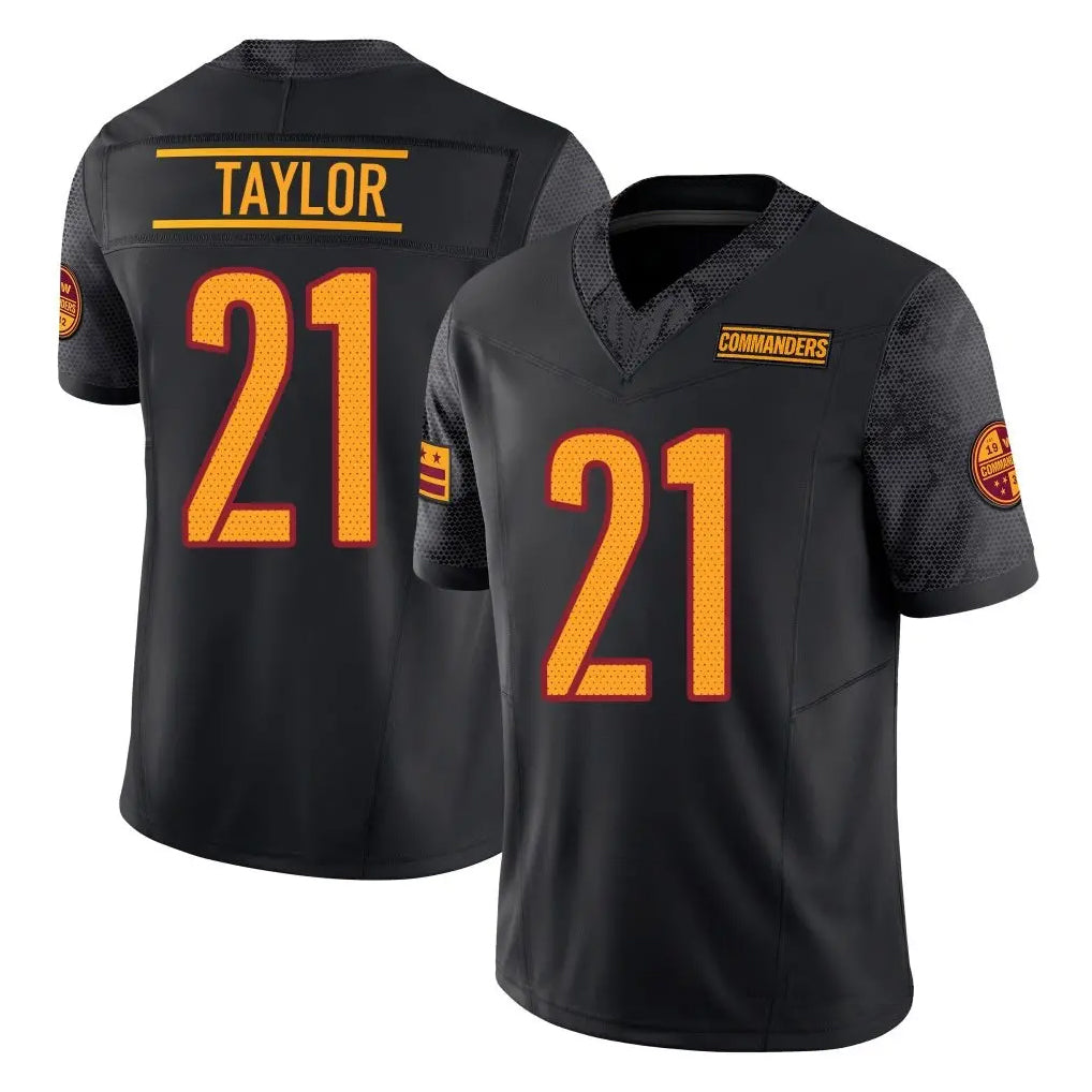 tocy W.Commanders #21 Sean Taylor Player Black Vapor F.U.S.E. Limited Stitched Jerseys