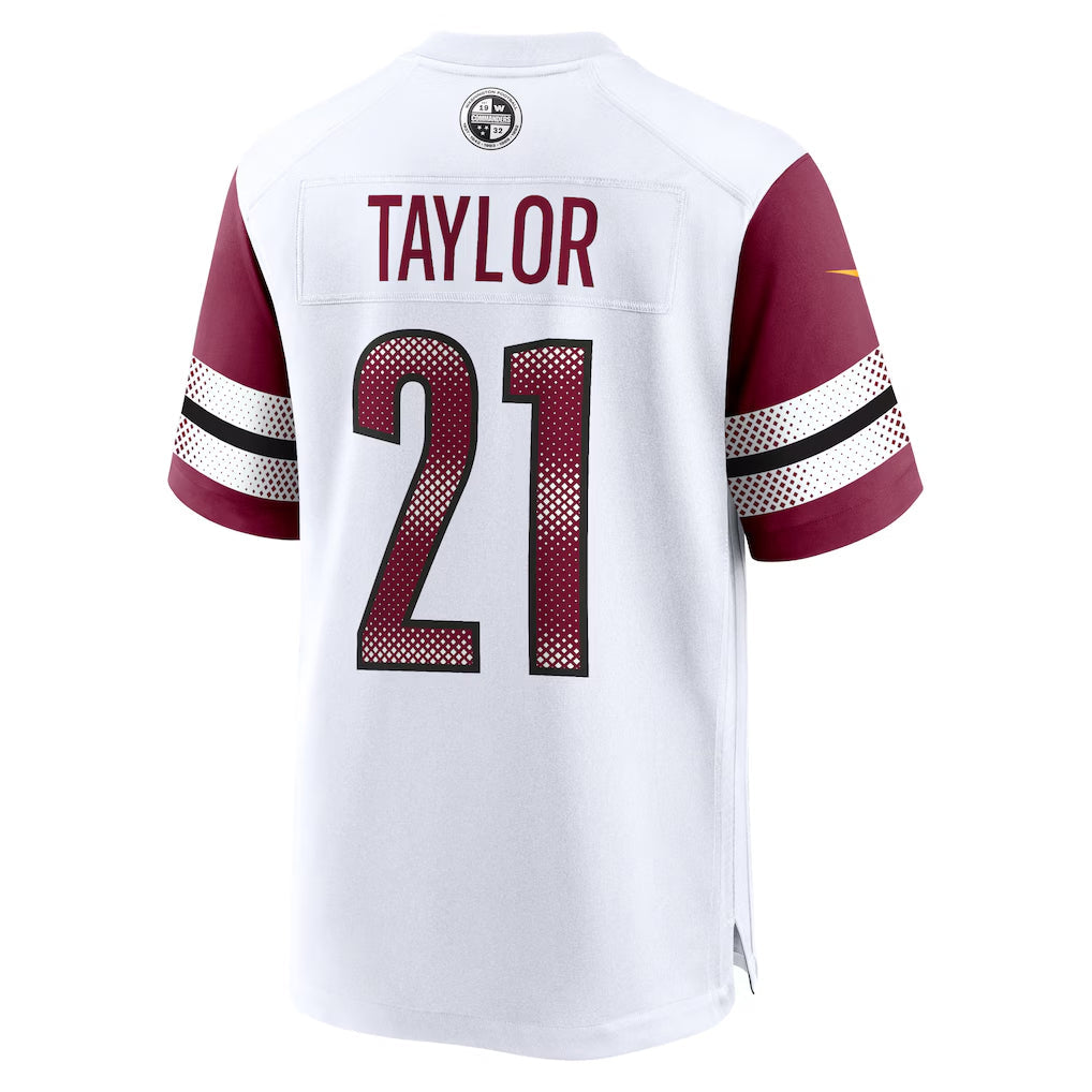 tocy W.Commanders #21 Sean Taylor Player White Home Game Stitched Jerseys