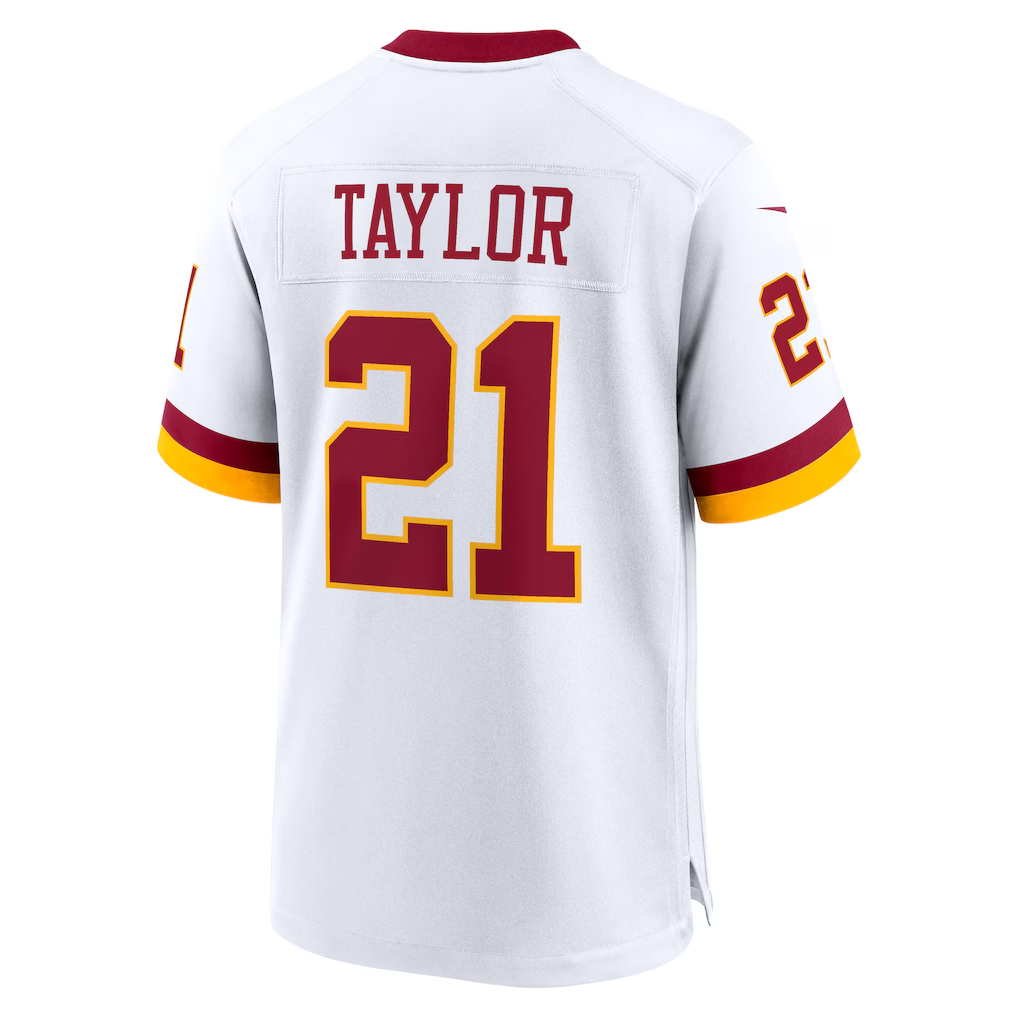 tocy W.Commanders #21 Sean Taylor White Game Super Bowl Era Stitched Jerseys