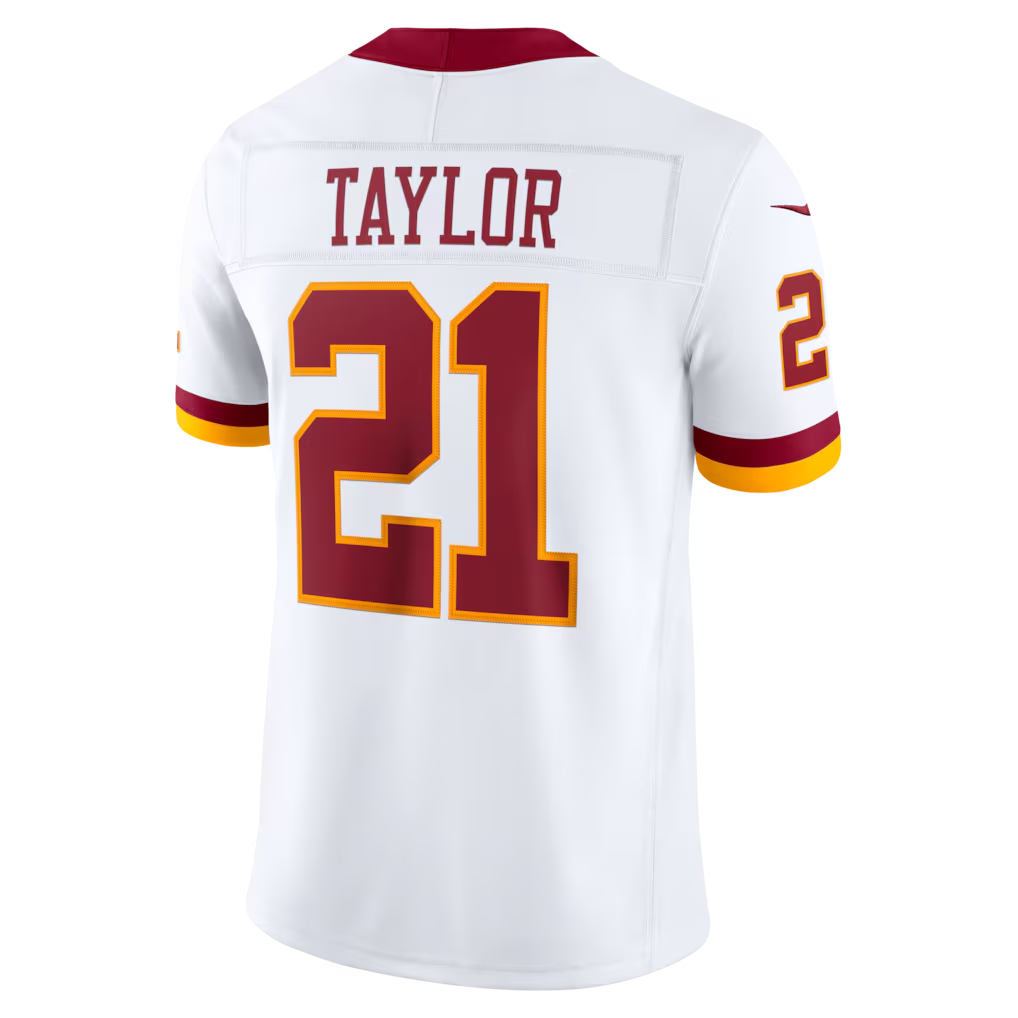 tocy W.Commanders #21 Sean Taylor White Vapor F.U.S.E. Stitched Retired Limited Stitched Jerseys