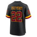 tocy W.Commanders #22 Jacory Croskey-Merritt Black Hail Raiser Alternate Game Stitched Jerseys