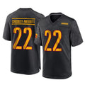 tocy W.Commanders #22 Jacory Croskey-Merritt Player Black Home Game Stitched Jerseys