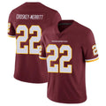 tocy W.Commanders #22 Jacory Croskey-Merritt Player Burgundy Vapor Limited Stitched Jerseys