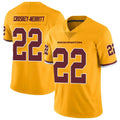 tocy W.Commanders #22 Jacory Croskey-Merritt Player Gold Vapor Limited Stitched Jerseys