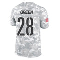 tocy W.Commanders #28 Darrell Green Player  Arctic Camo Salute To Service Limited Stitched Jerseys