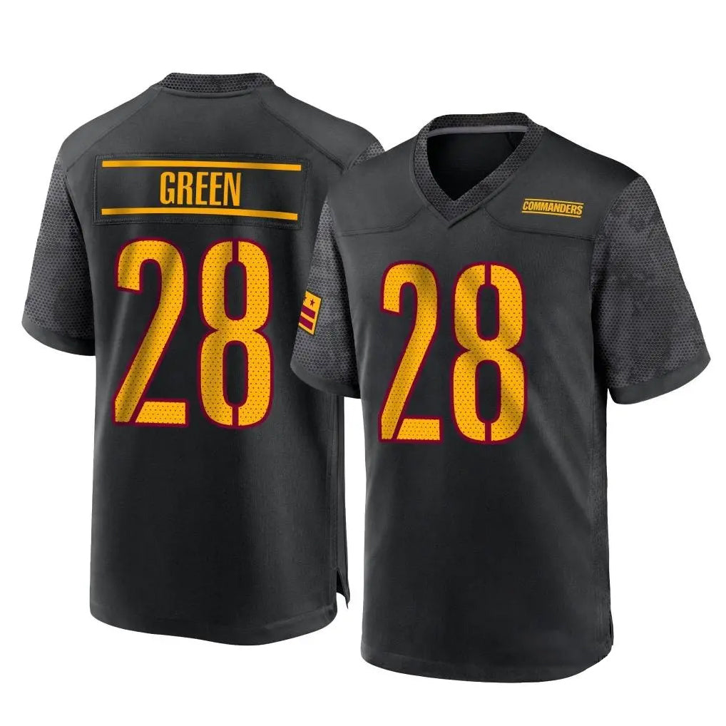 tocy W.Commanders #28 Darrell Green Player Black Home Game Stitched Jerseys