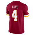 tocy W.Commanders #4 Frankie Luvu Burgundy Team Vapor F.U.S.E. Stitched Limited Jerseys