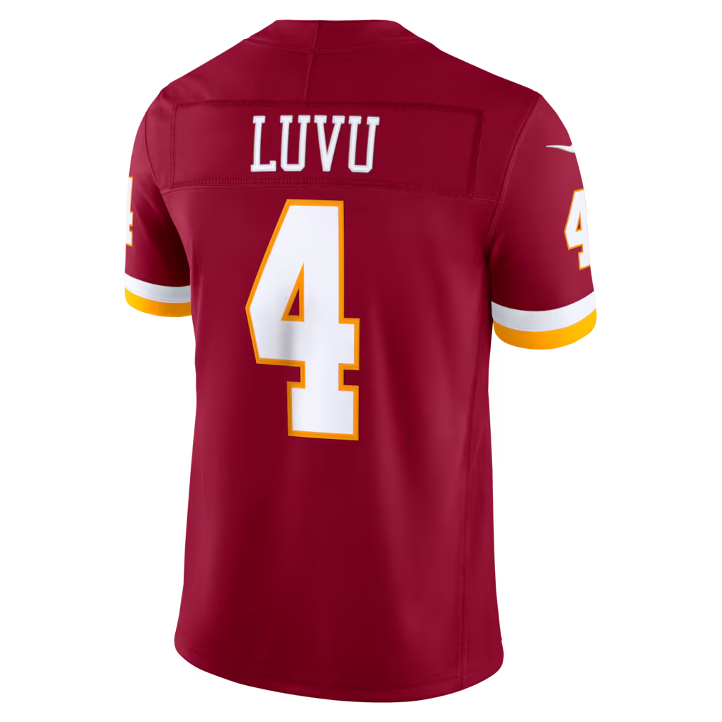 tocy W.Commanders #4 Frankie Luvu Burgundy Team Vapor F.U.S.E. Stitched Limited Jerseys