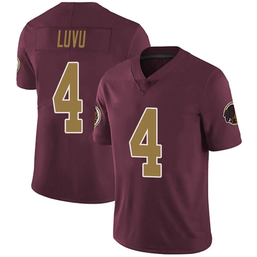 tocy W.Commanders #4 Frankie Luvu Player Burgundy Alternate Vapor Untouchable Limited  Stitched Jerseys