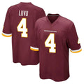 tocy W.Commanders #4 Frankie Luvu Player Burgundy Game Stitched Jerseys
