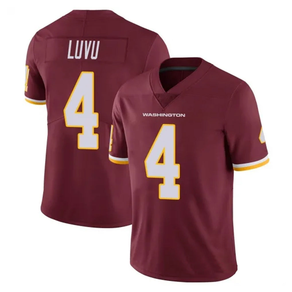 tocy W.Commanders #4 Frankie Luvu Player Burgundy Vapor Limited Stitched Jerseys