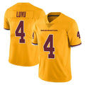 tocy W.Commanders #4 Frankie Luvu Player Gold Vapor Limited Stitched Jerseys