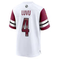 tocy W.Commanders #4 Frankie Luvu Player White Home Game Football Jerseys