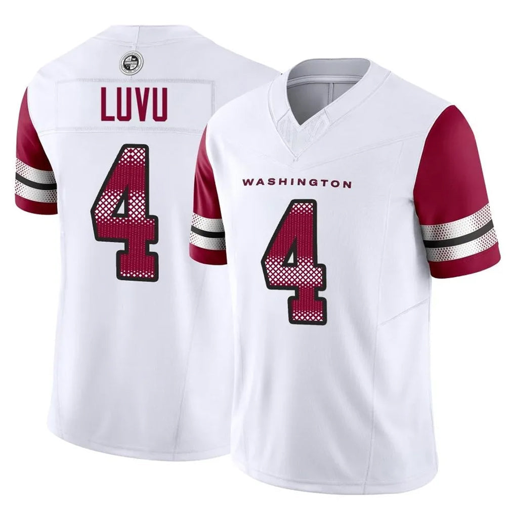 tocy W.Commanders #4 Frankie Luvu Player White Vapor F.U.S.E. Limited Football Jerseys