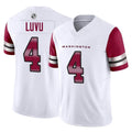 tocy W.Commanders #4 Frankie Luvu Player White Vapor F.U.S.E. Limited Football Jerseys
