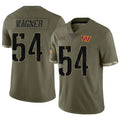 tocy W.Commanders #54 Bobby Wagner Player Olive Salute To Service Limited Stitched Jerseys