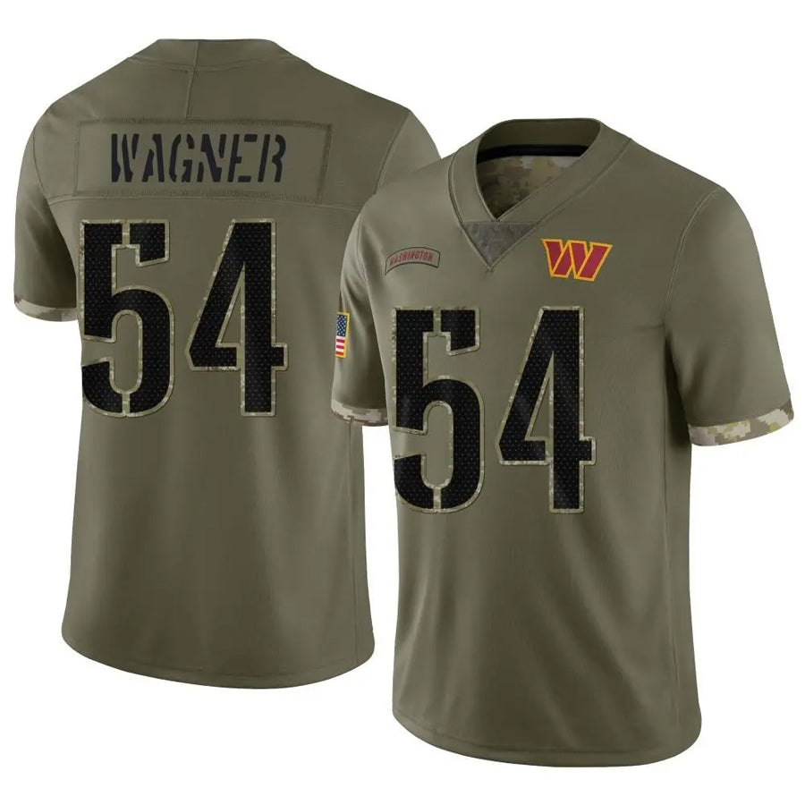 tocy W.Commanders #54 Bobby Wagner Player Olive Salute To Service Limited Stitched Jerseys