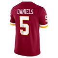 tocy W.Commanders #5 Jayden Daniels Burgundy Team Vapor F.U.S.E. Stitched Limited Jerseys