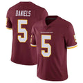 tocy W.Commanders #5 Jayden Daniels Player Burgundy Vapor Limited Stitched Jerseys