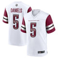 tocy W.Commanders #5 Jayden Daniels White 2024 Draft First Round Pick Player Game Stitched Jerseys
