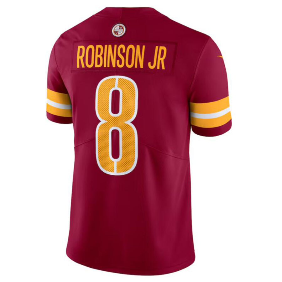 tocy W.Commanders #8 Brian Robinson Jr. Burgundy Vapor Untouchable Limited American Stitched Jersey