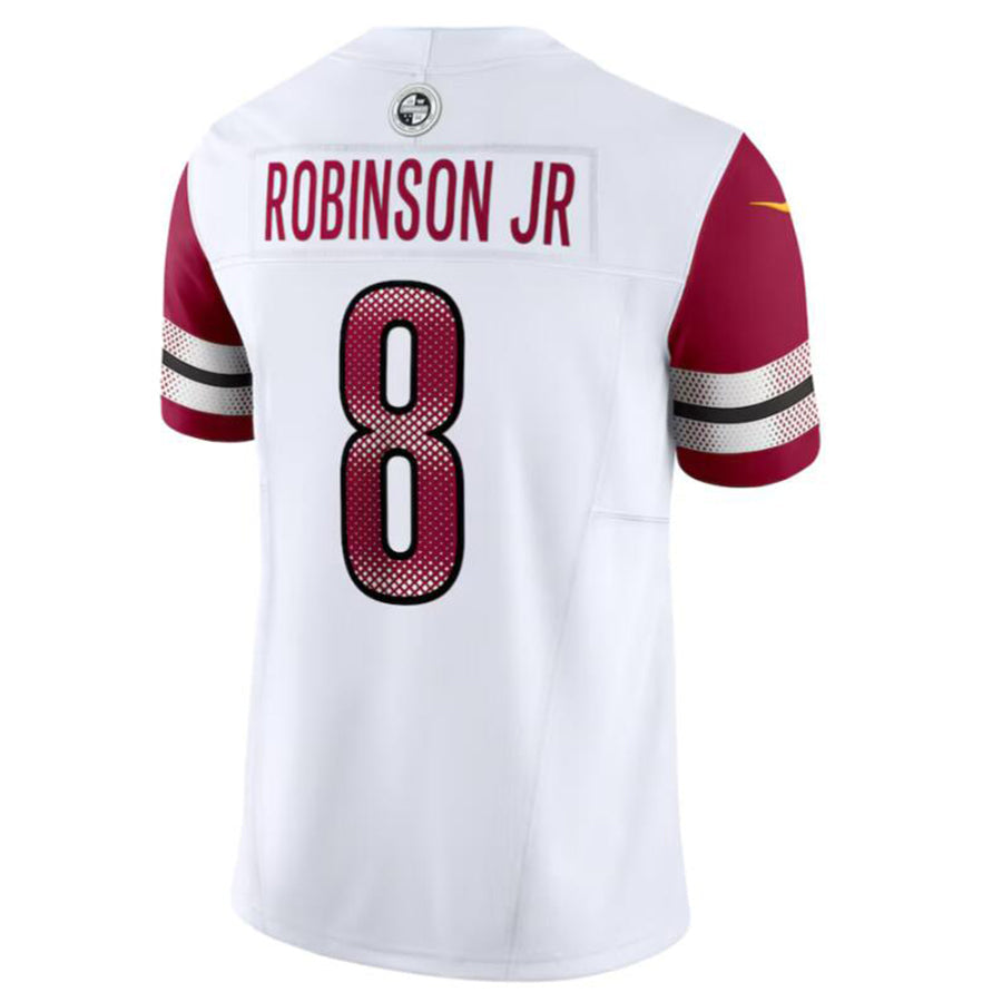 tocy W.Commanders #8 Brian Robinson Jr. White Vapor F.U.S.E. Limited American Stitched Jerseys