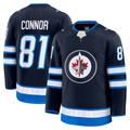 Tocy W.Jets #81 Kyle Connor Navy Home Premium Jerseys