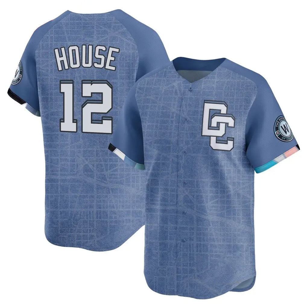 tocy W.Nationals #12 Brady House Player Blue Limited City Connect Stitched Jerseys