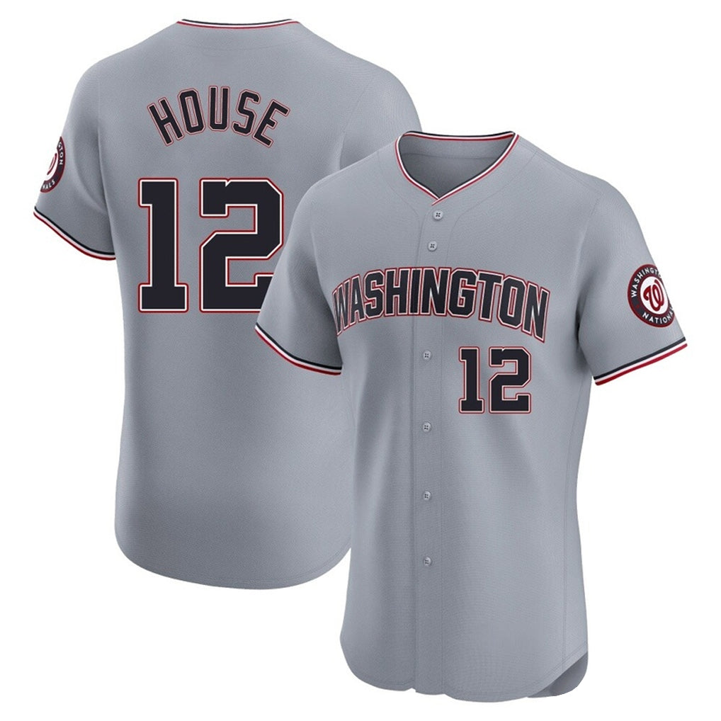 tocy W.Nationals #12 Brady House Player Gray City Connect Elite Alternate Stitched Jerseys
