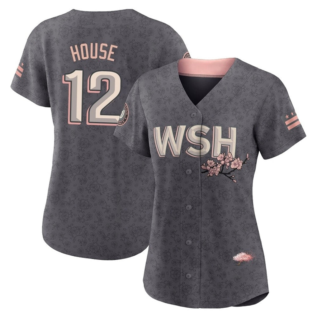 tocy W.Nationals #12 Brady House Player Gray City Connect Stitched Jerseys