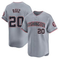 tocy W.Nationals #20 Keibert Ruiz Player Gray City Connect Elite Alternate Stitched Jerseys