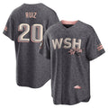tocy W.Nationals #20 Keibert Ruiz Player Gray City Connect Stitched Jerseys