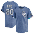 tocy W.Nationals #20 Keibert Ruiz Player Light Blue Limited City Connect Stitched Jerseys