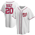tocy W.Nationals #20 Keibert Ruiz Player White Game Stitched Jerseys