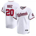 tocy W.Nationals #20 Keibert Ruiz Player White Home Alternate Limited Replica Jerseys