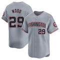 tocy W.Nationals #29 James Wood Player Gray City Connect Limited Alternate Stitched Jerseys